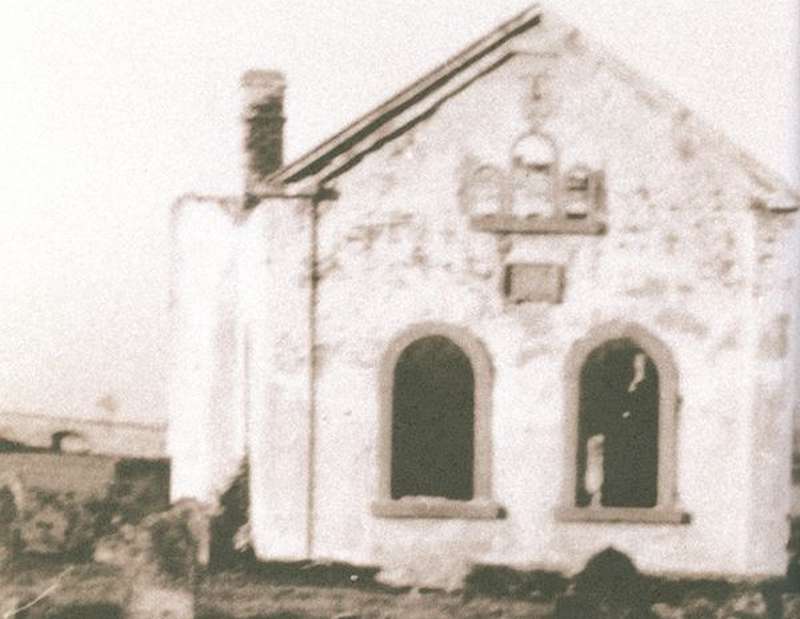 Historisches Waschhaus am Judenfriedhof in Rödelsee